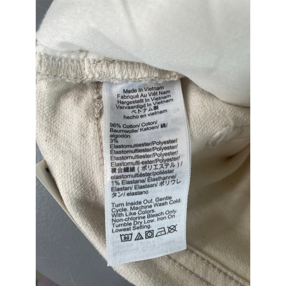 J.Crew Slim Barrel Jean Denim Women‎ 27 Tall Ecru Cream CQ558 New - Picture 9 of 12